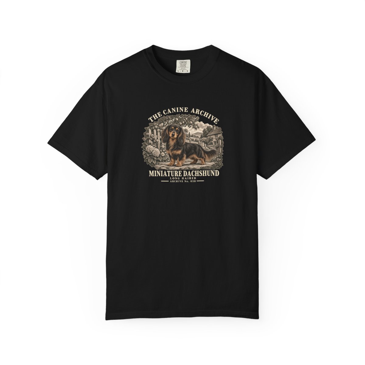 Miniature Dachshund Long Haired Front Study Tee