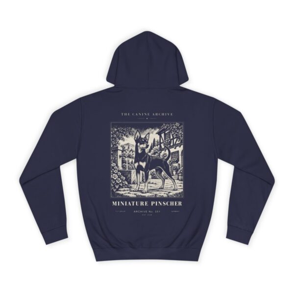 Miniature Pinscher Hoodie in Oxford Navy
