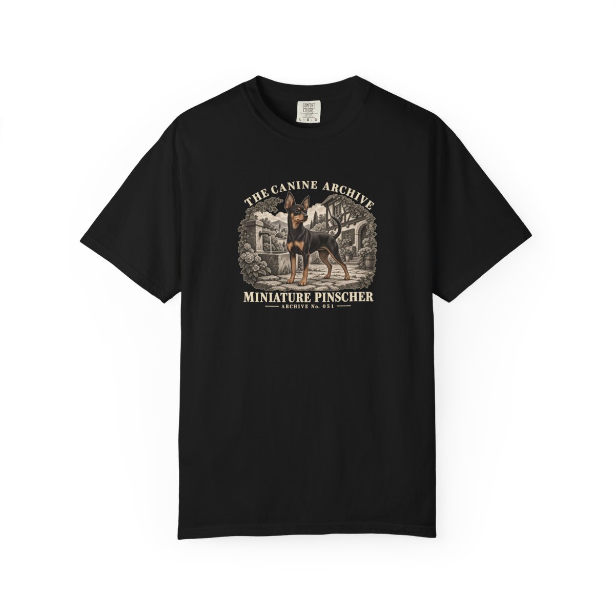 Miniature Pinscher Front Study Tee