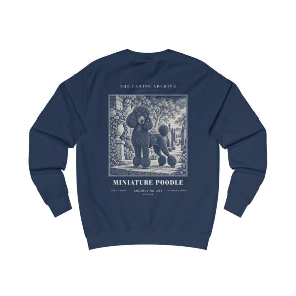 Miniature Poodle Sweatshirt in Oxford Navy