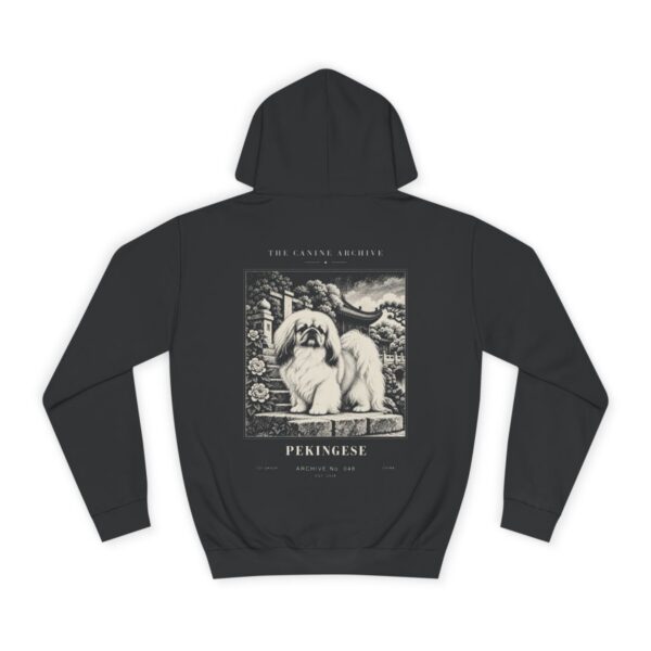 Pekingese Hoodie in Jet Black
