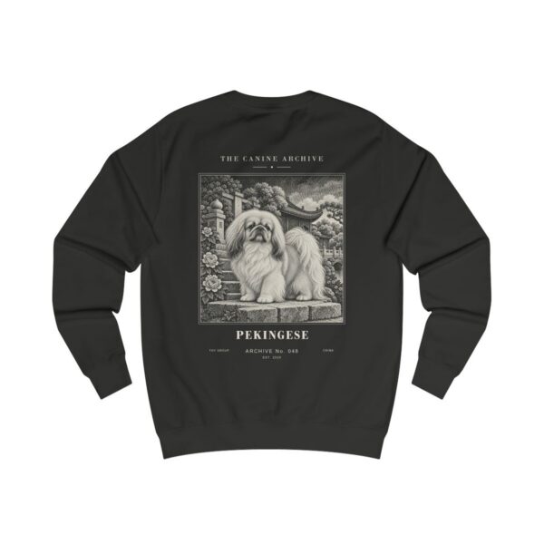 Pekingese Sweatshirt in Jet Black