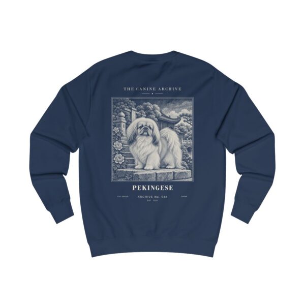 Pekingese Sweatshirt in Oxford Navy