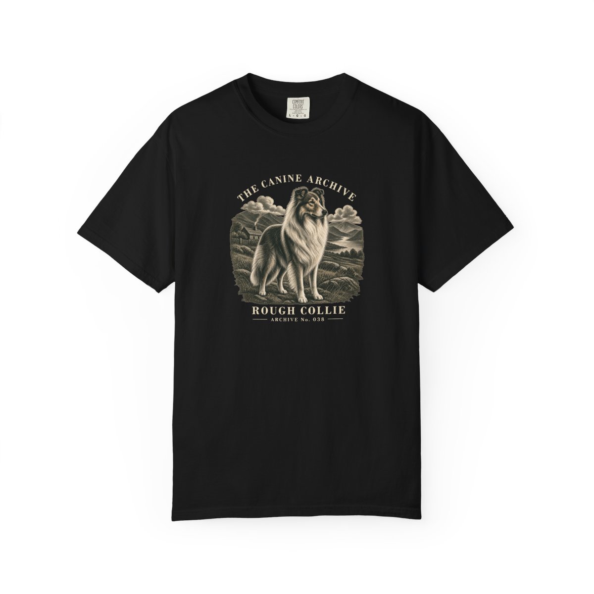 Rough Collie Front Study Tee