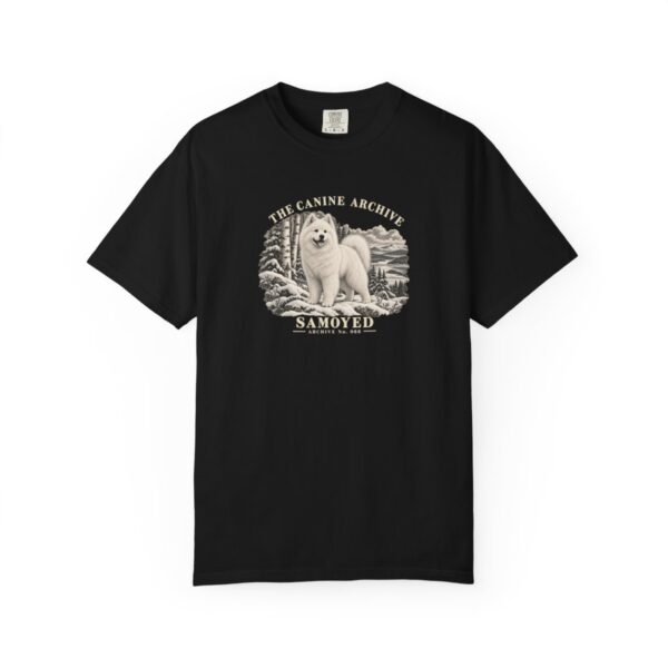 Samoyed Front Study Tee in Black