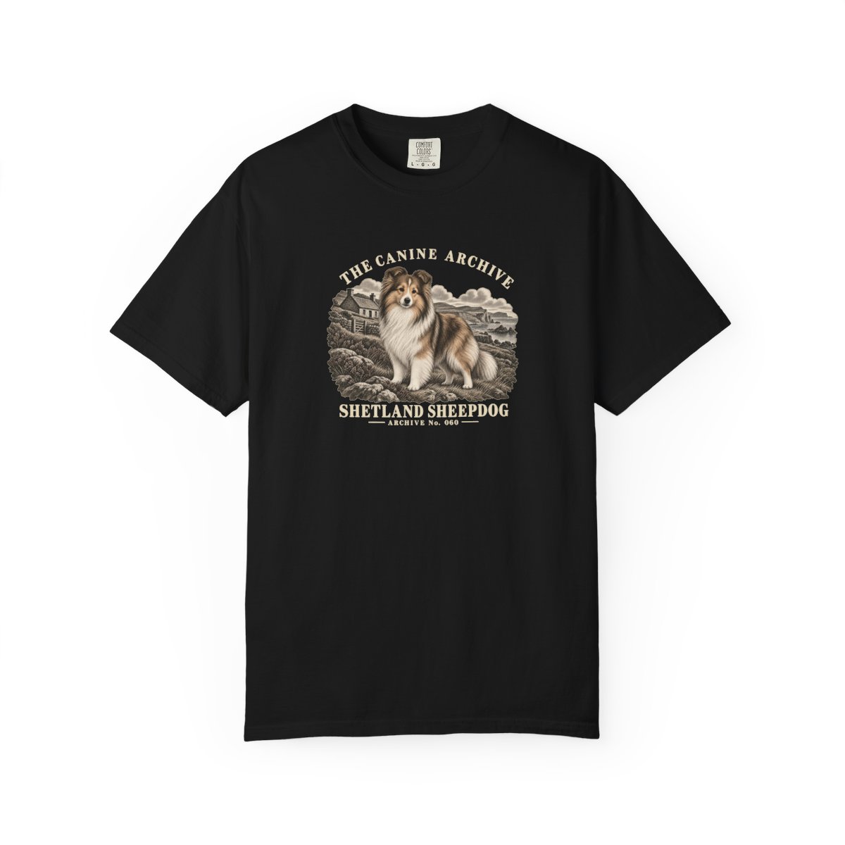 Shetland Sheepdog Front Study Tee