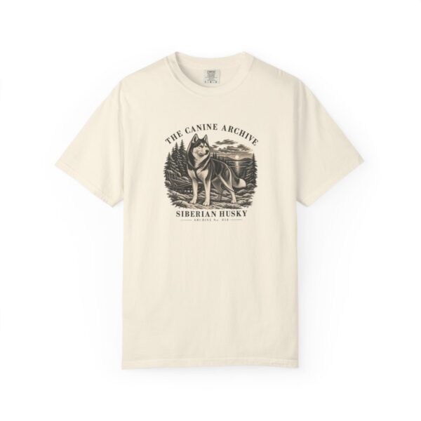 Siberian Husky Front Study Tee in Ivory