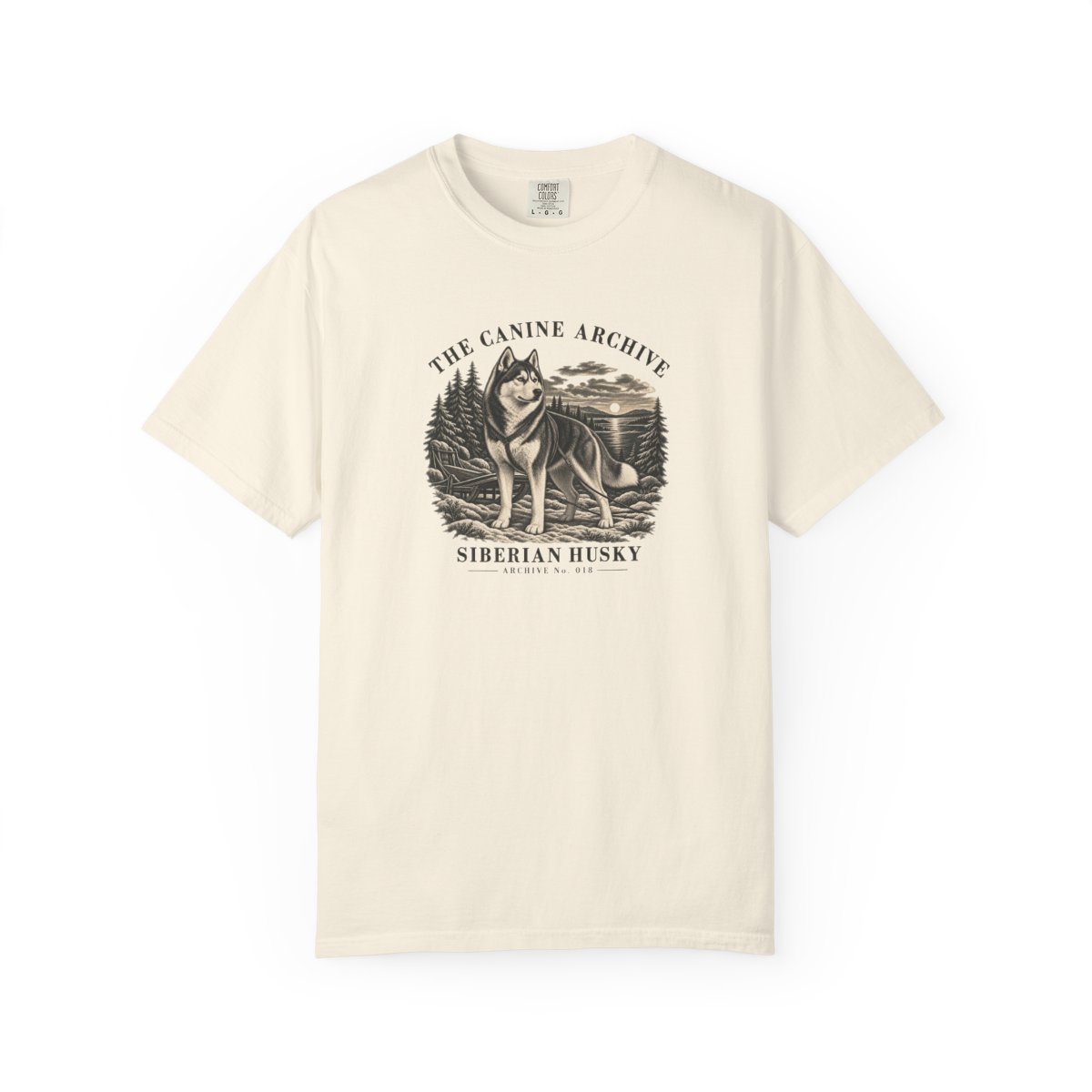 Siberian Husky Front Study Tee
