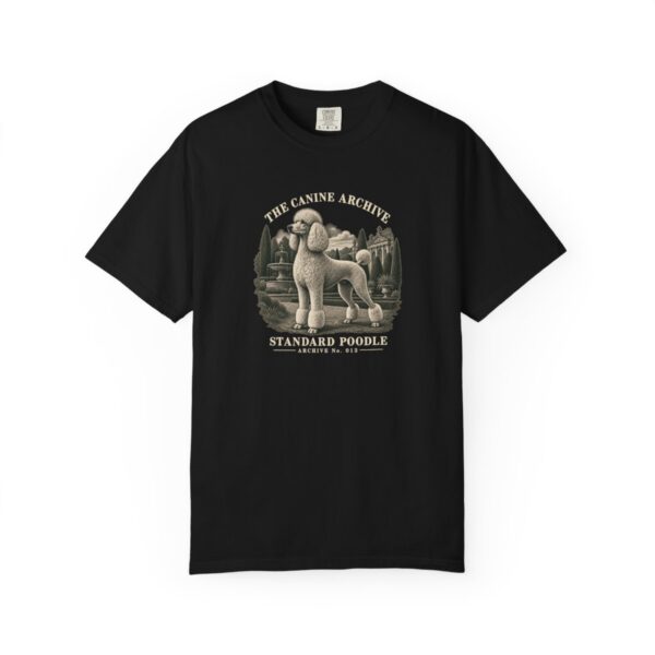 Standard Poodle Front Study Tee in Black