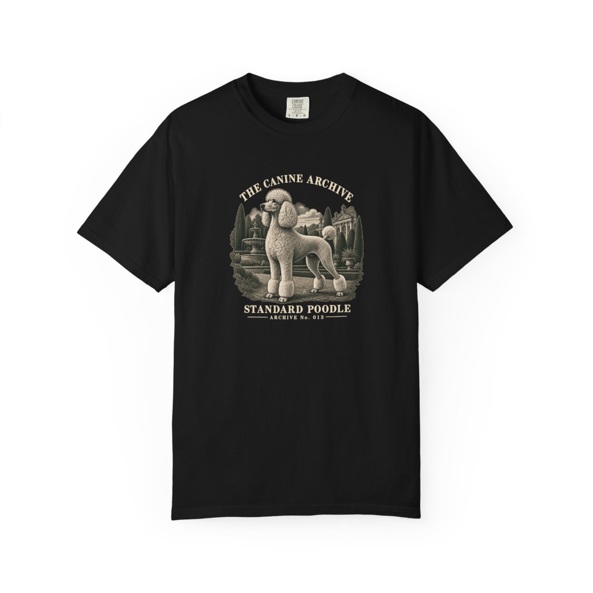 Standard Poodle Front Study Tee