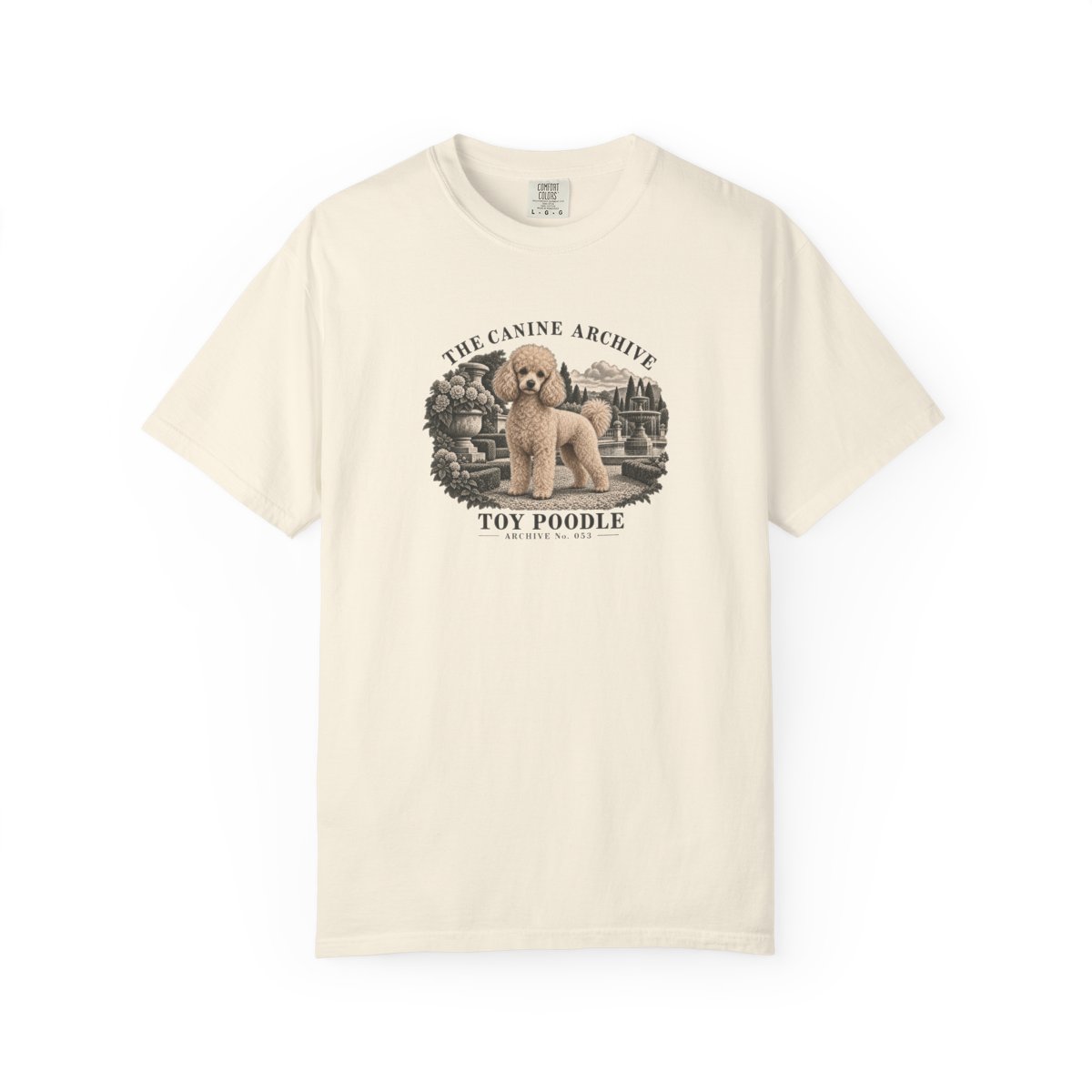 Toy Poodle Front Study Tee