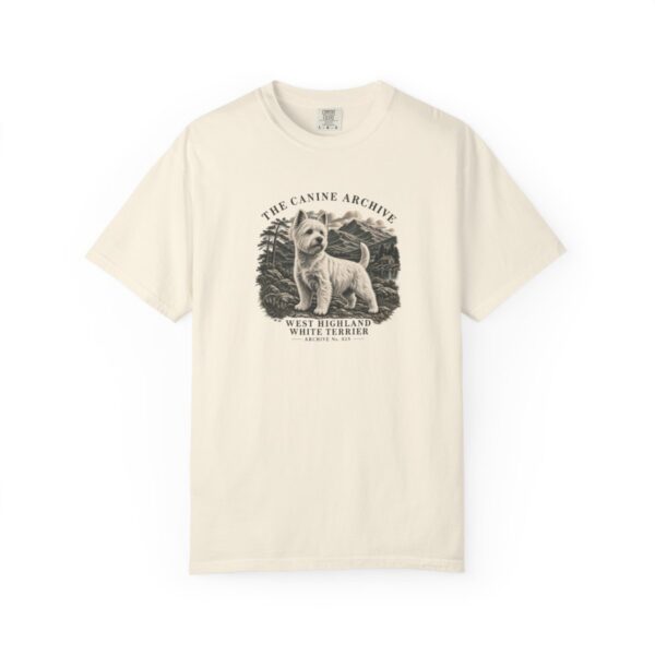 West Highland White Terrier Front Study Tee in Ivory