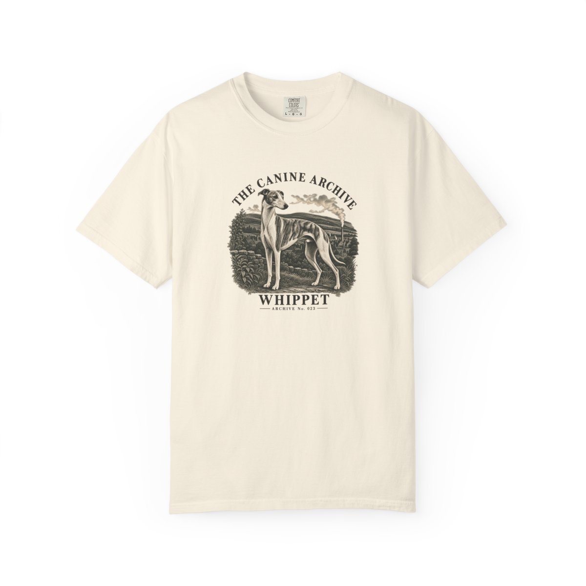 Whippet Front Study Tee