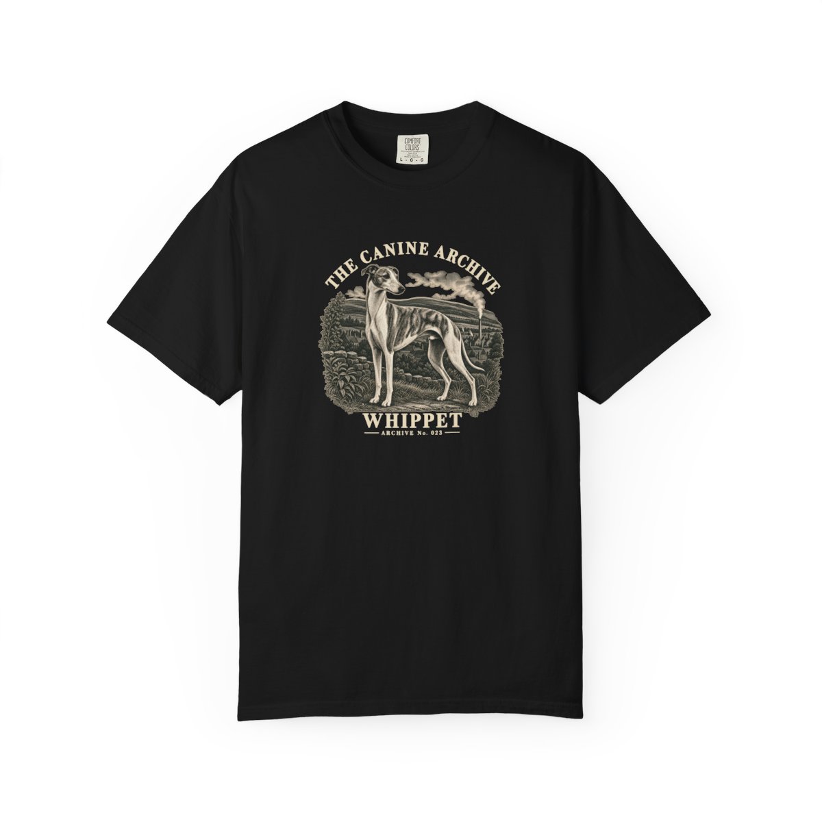 Whippet Front Study Tee