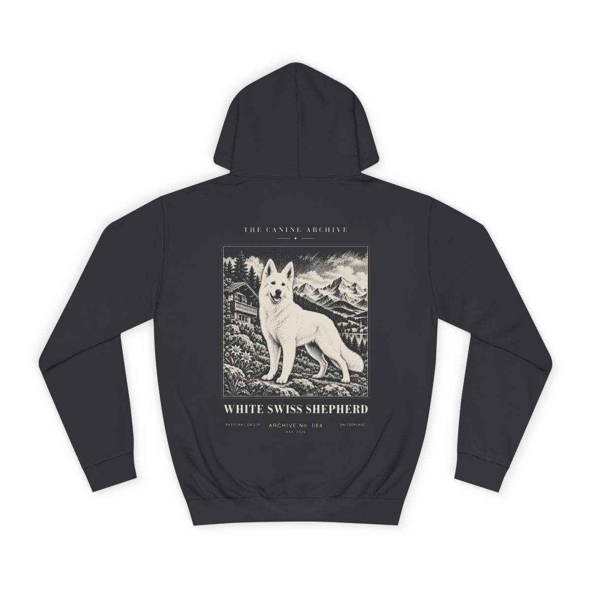 White Swiss Shepherd Hoodie