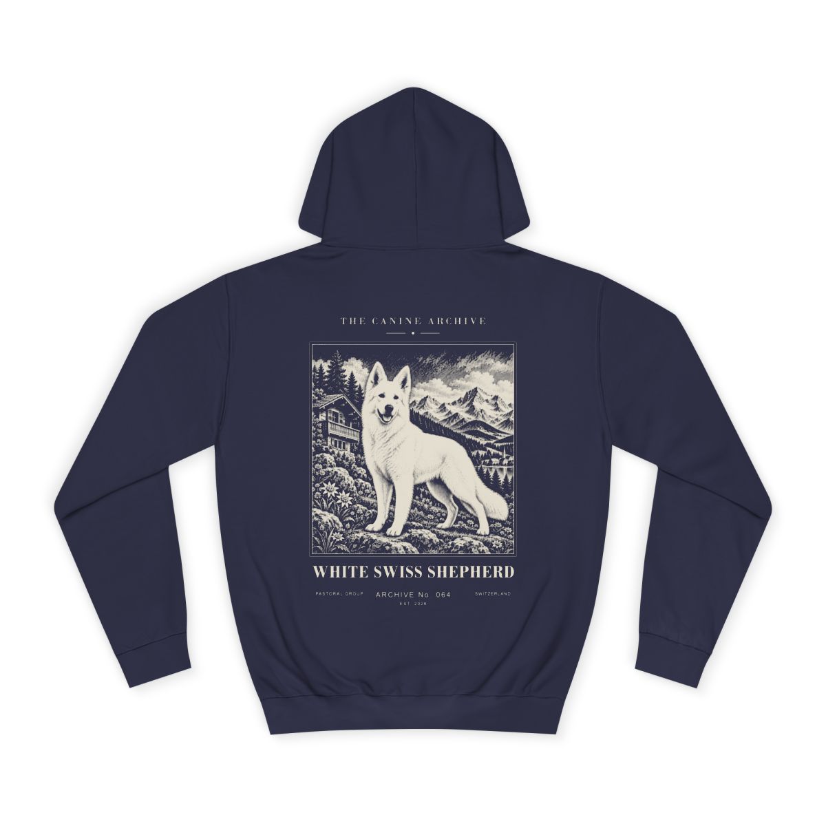 White Swiss Shepherd Hoodie