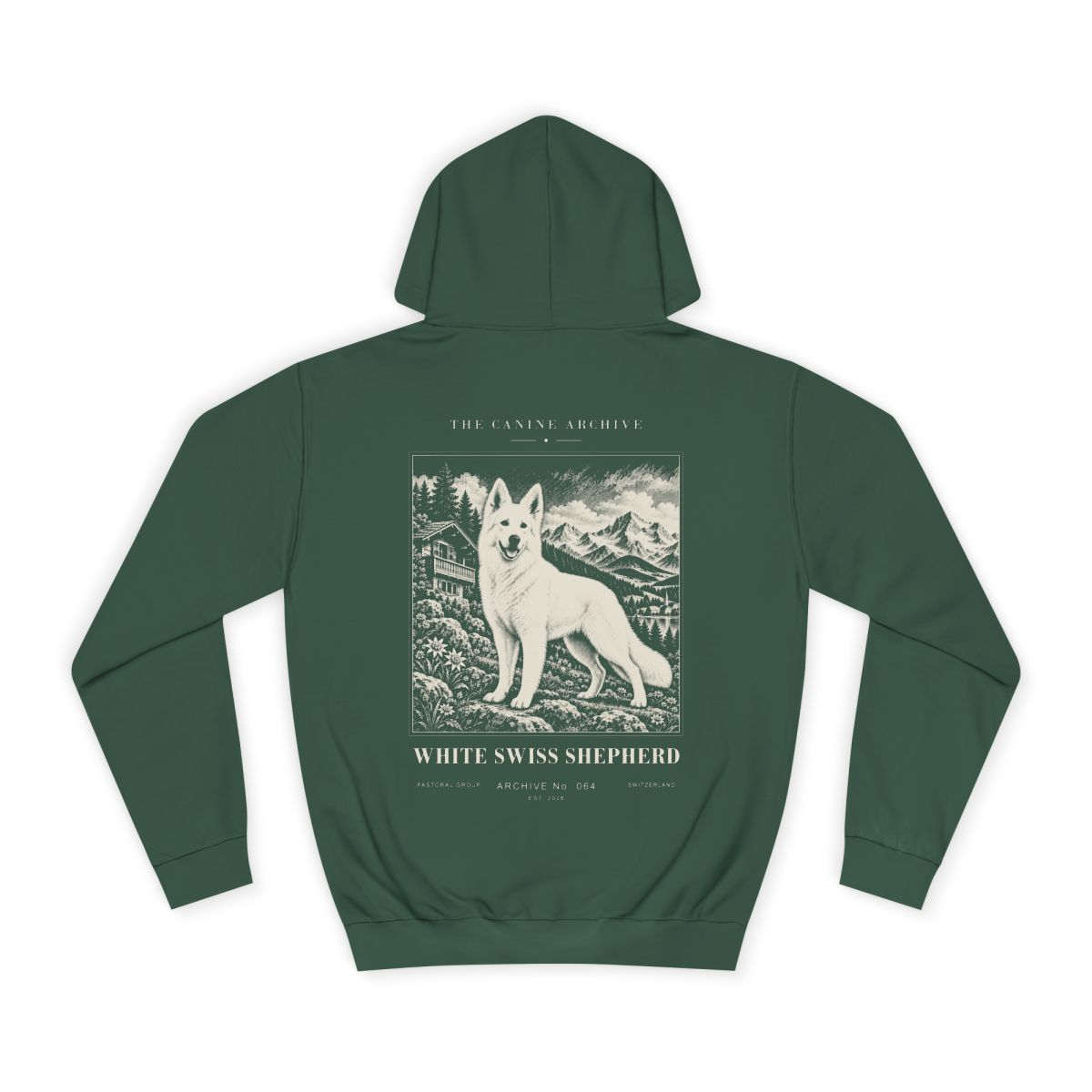 White Swiss Shepherd Hoodie