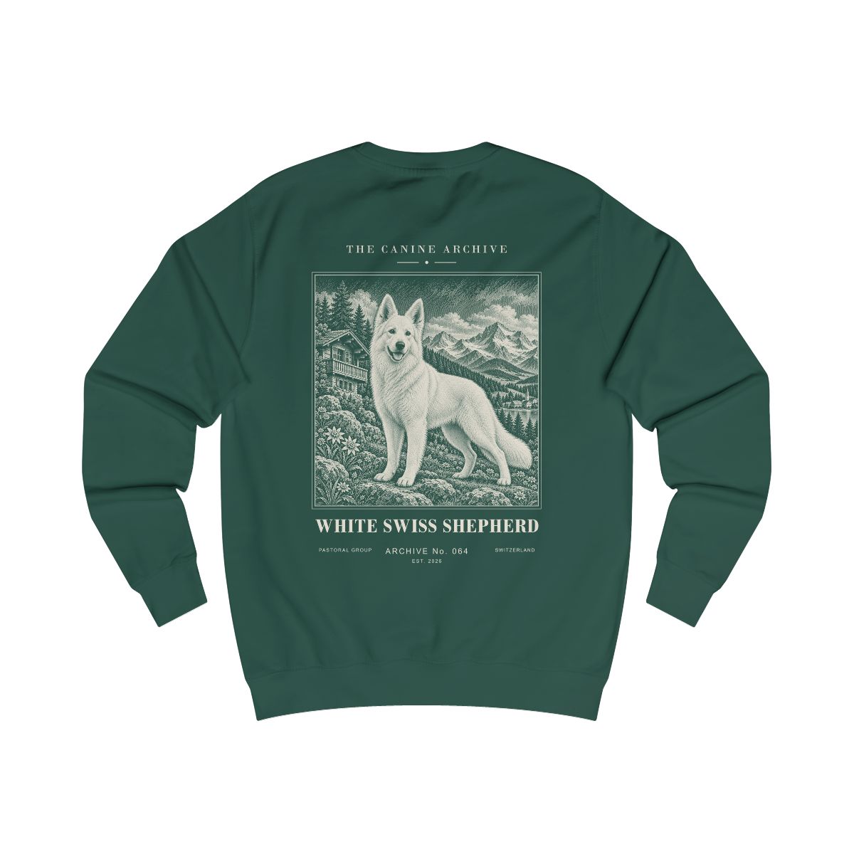 White Swiss Shepherd Sweatshirt · The Canine Archive