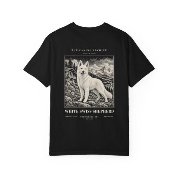 White Swiss Shepherd Tee in Black