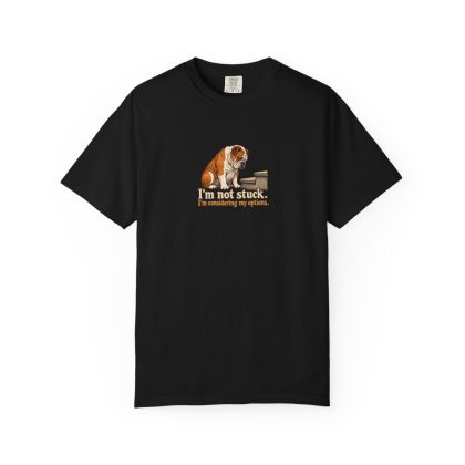 English Bulldog Humour Tee in Black
