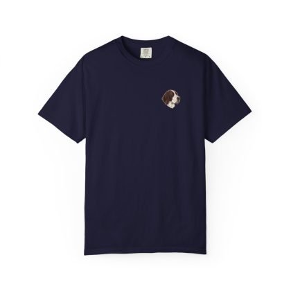English Pointer Portrait Tee in True Navy