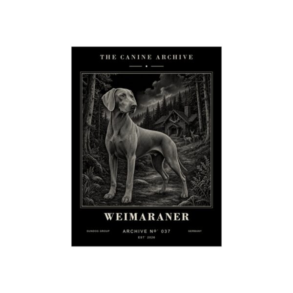 Weimaraner Archive Print