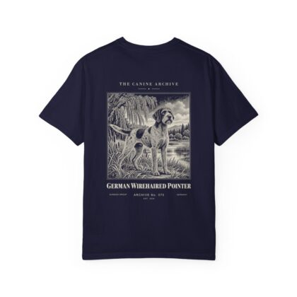 German Wirehaired Pointer Tee in True Navy