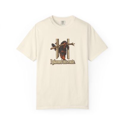 Gordon Setter humorous illustration tee in Ivory