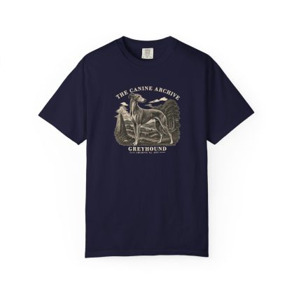 Greyhound Front Study Tee in True Navy