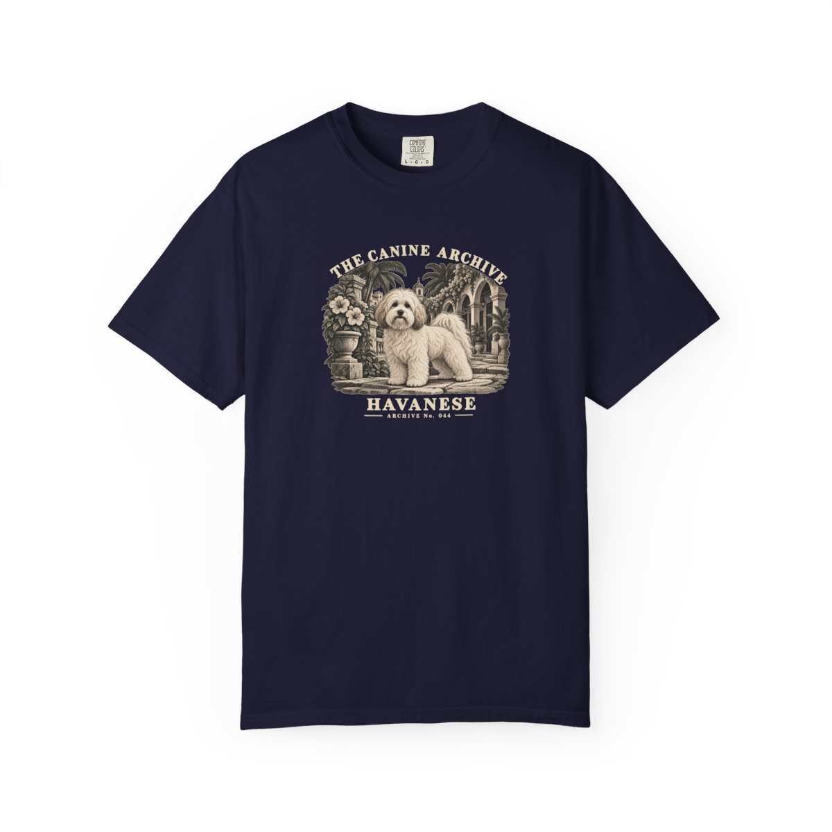Havanese Front Study Tee in True Navy