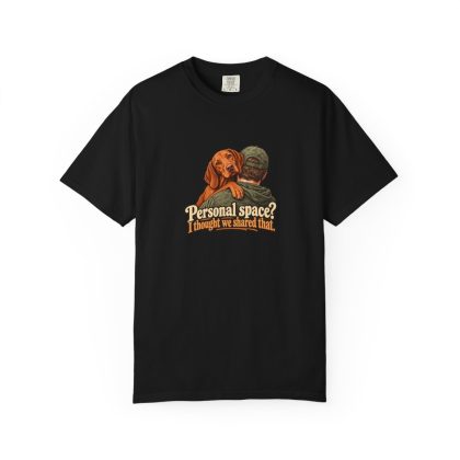 Hungarian Vizsla Humour Tee in Black