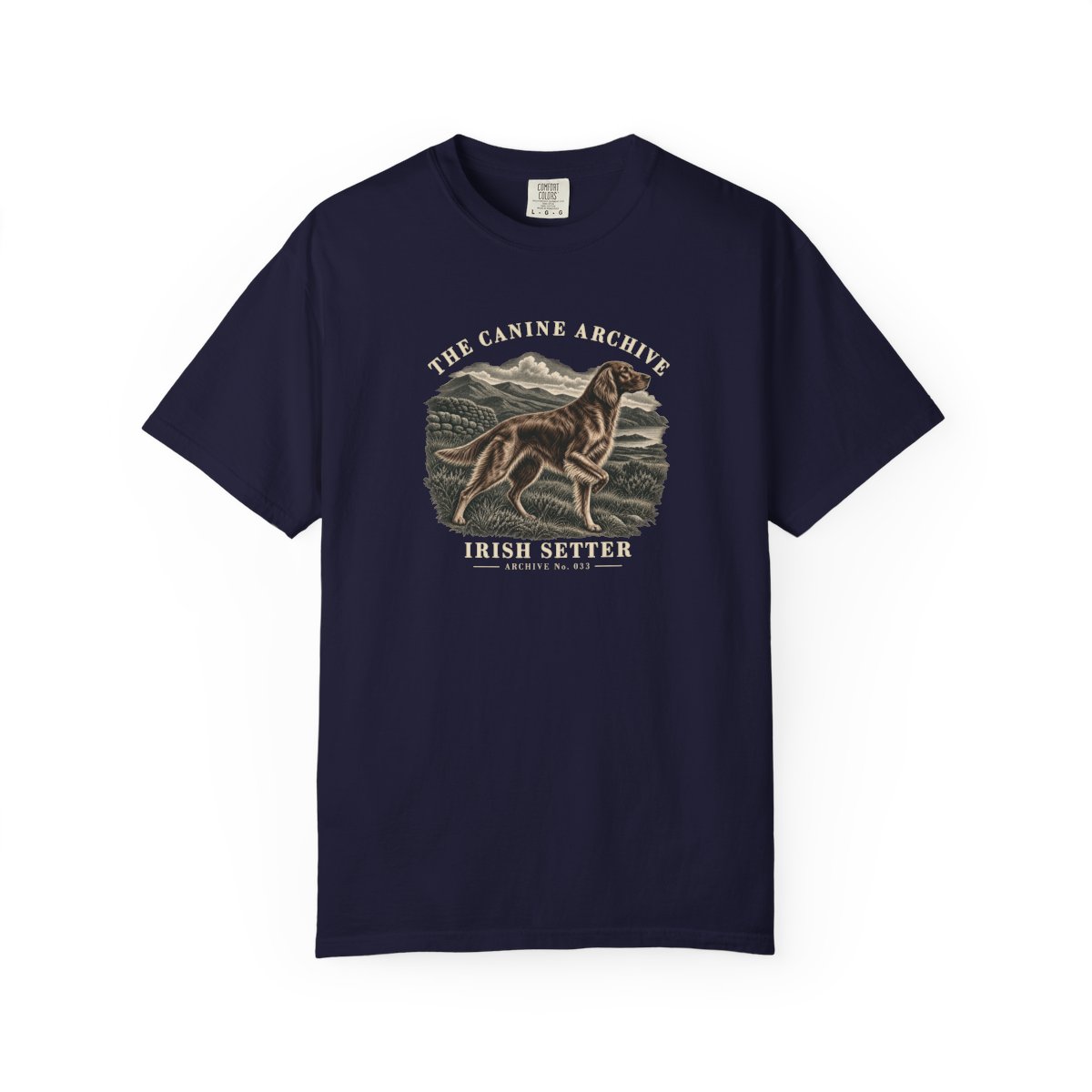 Irish Setter Front Study Tee in True Navy