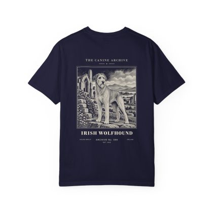 Irish Wolfhound Tee in True Navy