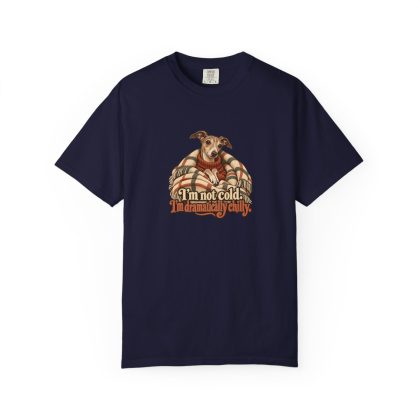 Italian Greyhound Humour Tee in True Navy