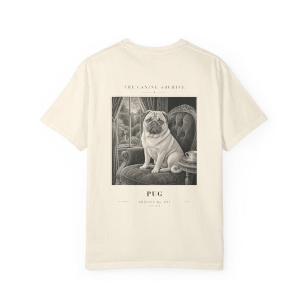 Pug Archive Tee in Ivory