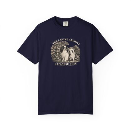 Japanese Chin Front Study Tee in True Navy