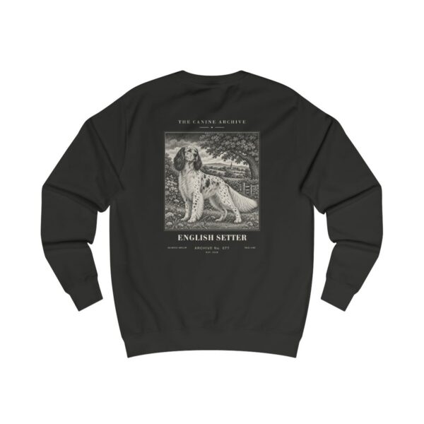 English Setter Sweatshirt in Jet Black