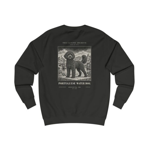 Portuguese Water Dog Sweatshirt in Jet Black