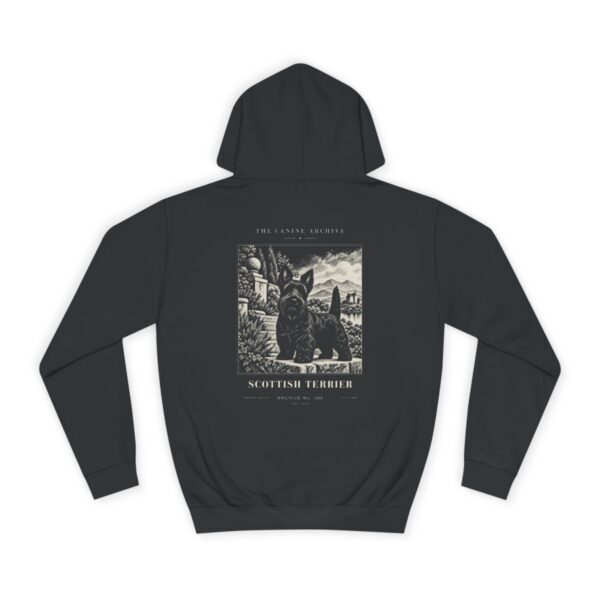 Scottish Terrier Hoodie in Jet Black