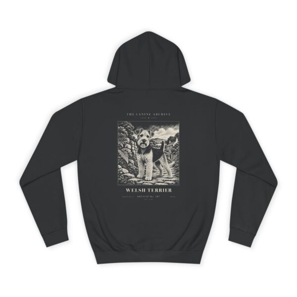 Welsh Terrier Hoodie in Jet Black