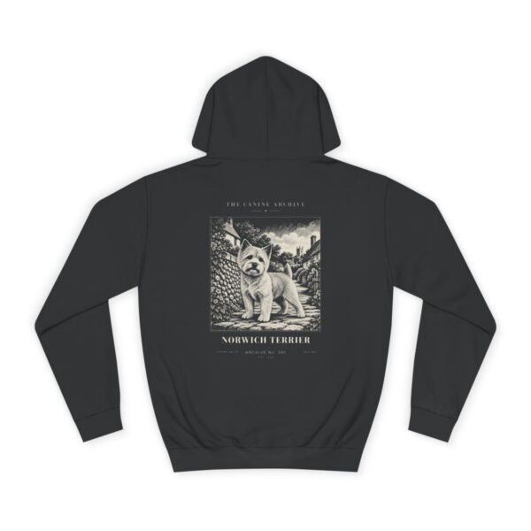 Norwich Terrier Hoodie in Jet Black