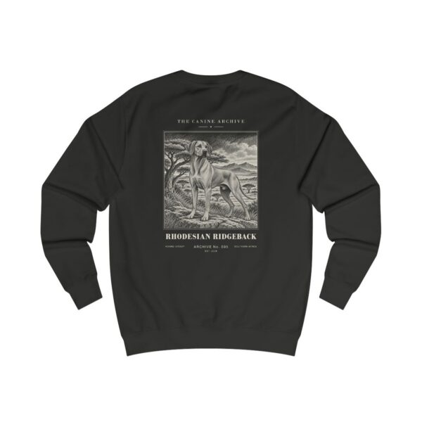 Rhodesian Ridgeback Sweatshirt in Jet Black