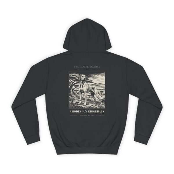 Rhodesian Ridgeback Hoodie in Jet Black
