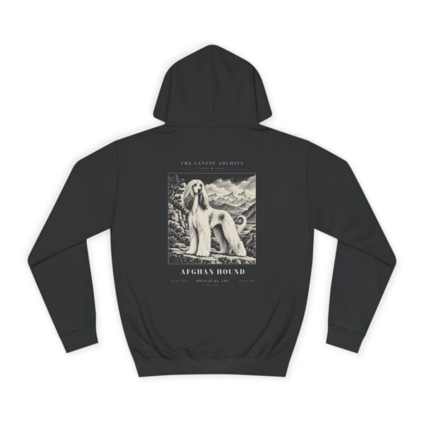 Afghan Hound Hoodie in Jet Black