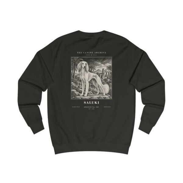 Saluki Sweatshirt in Jet Black