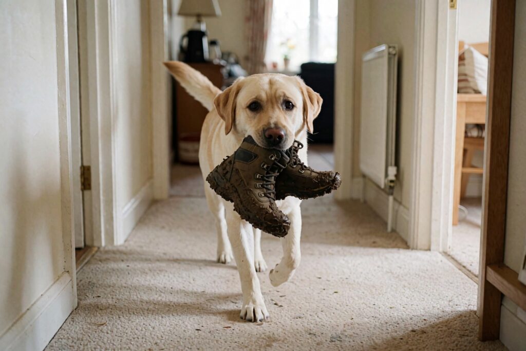 Labrador Retriever lifestyle scene