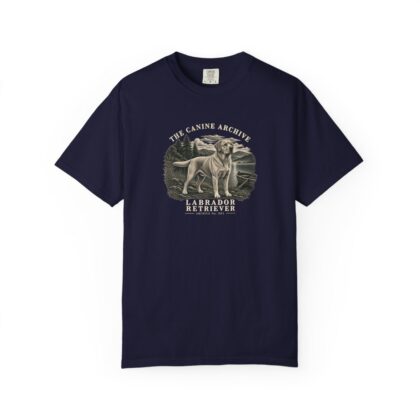 Labrador Retriever Front Study Tee in True Navy