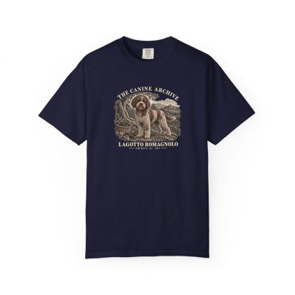 Lagotto Romagnolo Front Study Tee in True Navy