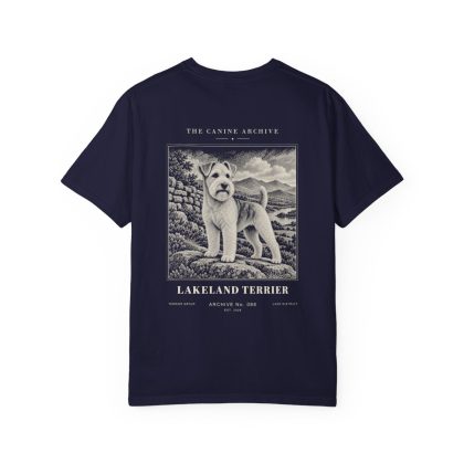 Lakeland Terrier Tee in True Navy