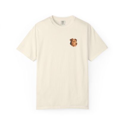 Lakeland Terrier Portrait Tee in Ivory